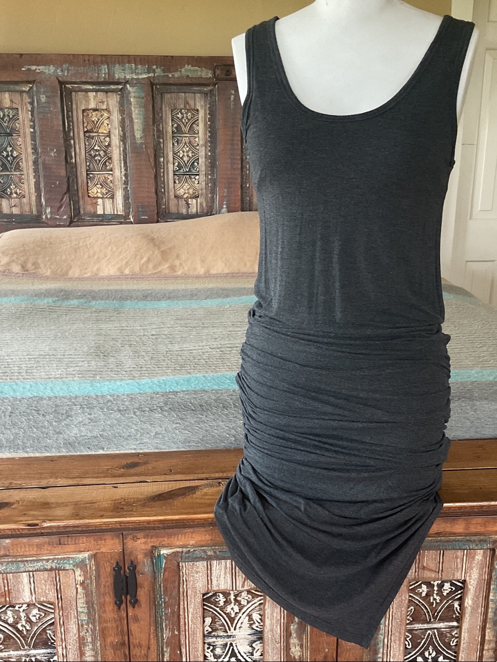 SKIVYS Heather Gray Side Hustle Dress